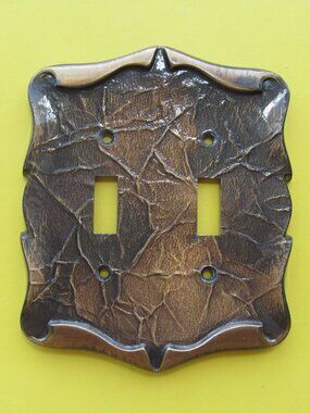 Vintage Amerock double light switch cover